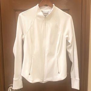 Athleta white jacket sz L